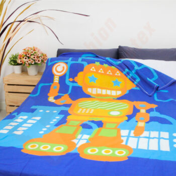 ขายส่งผ้าห่ม Likka ลายหุ่นยนต์