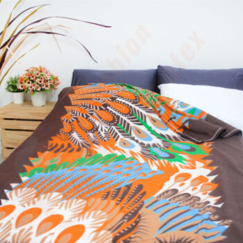 ขายส่งผ้าห่ม Likka ลายหางนกยูง