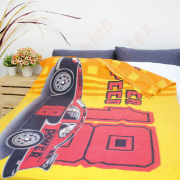 ขายส่งผ้าห่ม Likka ลายรถแข่ง