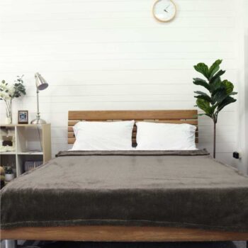 ผ้าห่มนาโน วอมแบท สีเทา