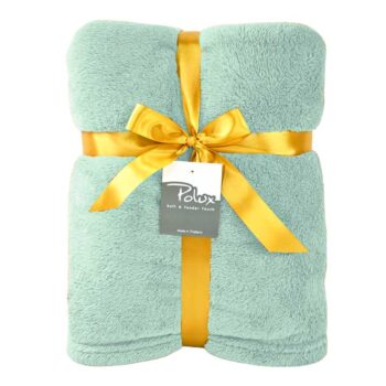 ผ้าห่มนาโน วอมแบท สีเขียวอ่อน