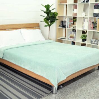 ผ้าห่มนาโน วอมแบท สีเขียวอ่อน