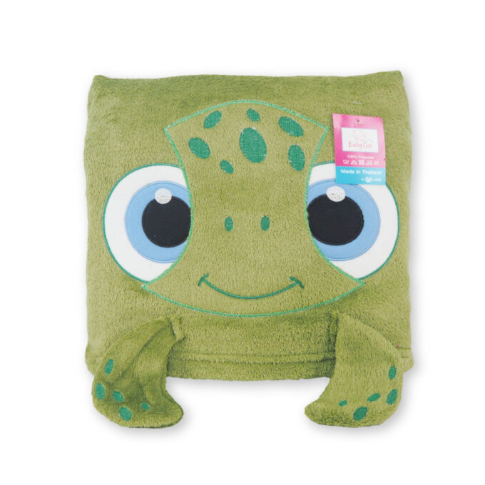 ขายส่ง ตุ๊กตาผ้าห่ม ลายเต่าสีเขียว