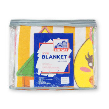 ผ้าห่มนาโน ลายเป็ด สีเหลือง