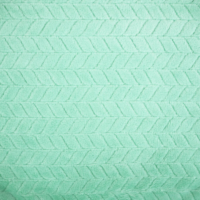 ผ้าห่มเจ๊คการ์ดลายใบไม้ ผ้าห่มนาโน สีเขียว