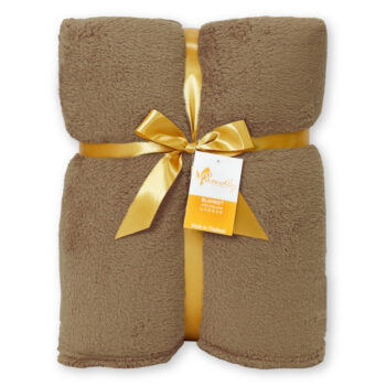 ผ้าห่มนาโน เซเบิล สีคอฟฟี่บราวน์