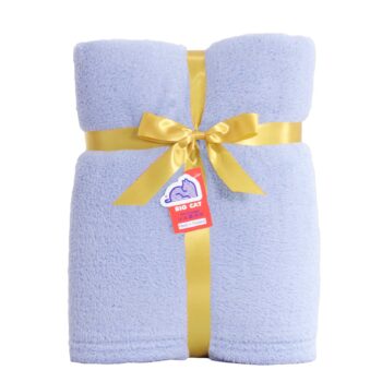 ผ้าห่มนาโน จากโรงงานผลิตผ้าห่ม รุ่นฟีโน่สีฟ้า