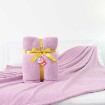 ผ้าห่มนาโน รุ่นฟีโน่ สีม่วงอ่อน