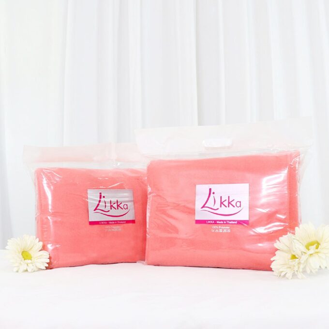 ผ้าห่มสีพื้น Likka ขายส่งผ้าห่มบริจาค ราคาโรงงาน