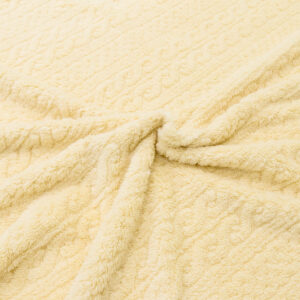 ผ้าห่มแจ๊คการ์ด สีเหลือง Jacquard Blanket ผ้าห่มแจ๊คการ์ด สีเหลือง Jacquard Blanket